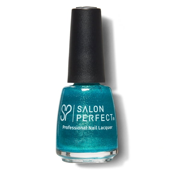 Salon Perfect Nail Polish, 408 Vacation Mode, Teal Shimmer, 0.5 fl oz