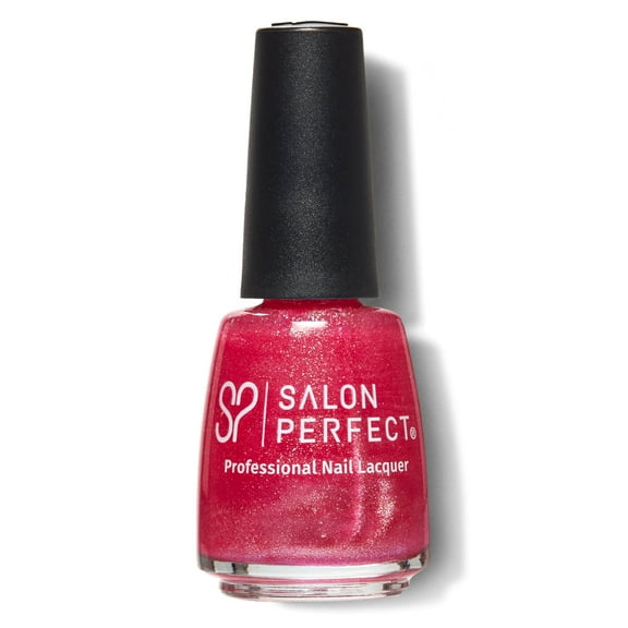 Salon Perfect Nail Polish, 410 So Cheeky, Pink Shimmer, 0.5 fl oz