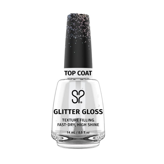 Salon Perfect Nail Polish, 473 Glitter Gloss Top Coat, 0.5 fl oz