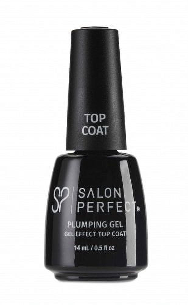 Salon Perfect Nail Polish Plumping Gel Topcoat Clear 0.5oz