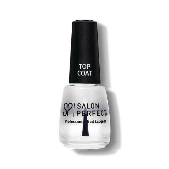 Salon Perfect Top Coat Nail Polish, Crystal Clear, 0.5 fl oz