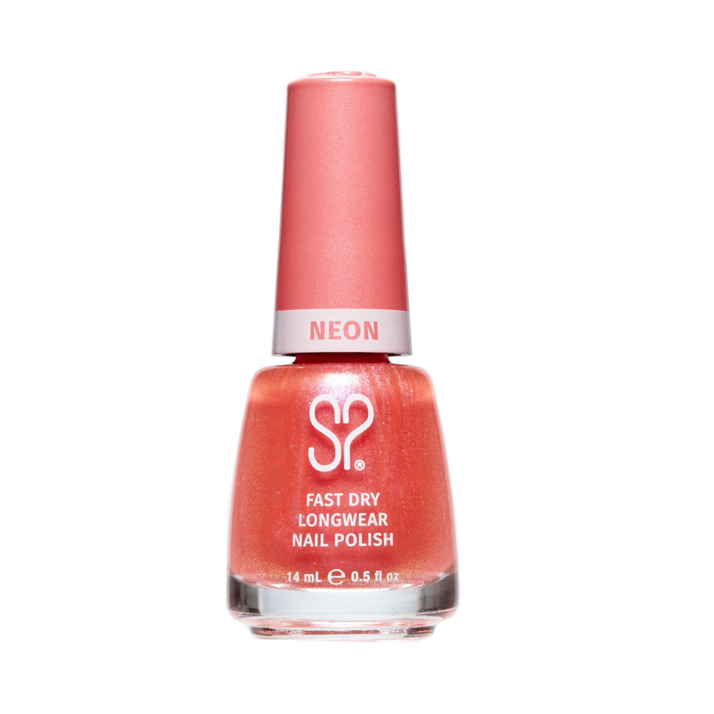 Salon Perfect Neon Nail Polish, 455 Tropicool Punch, 0.5 fl oz