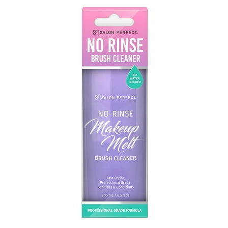 Salon Perfect No Rinse Makeup Brush Cleaner Solution, 6.5 fl oz