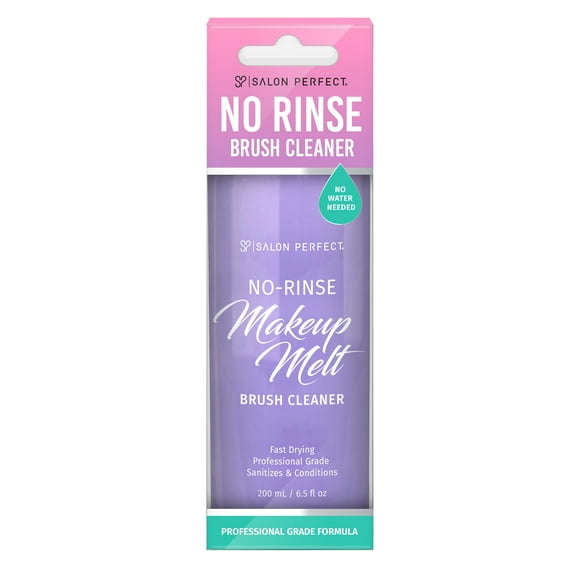 Salon Perfect No Rinse Makeup Brush Cleaner Solution, 6.5 fl oz