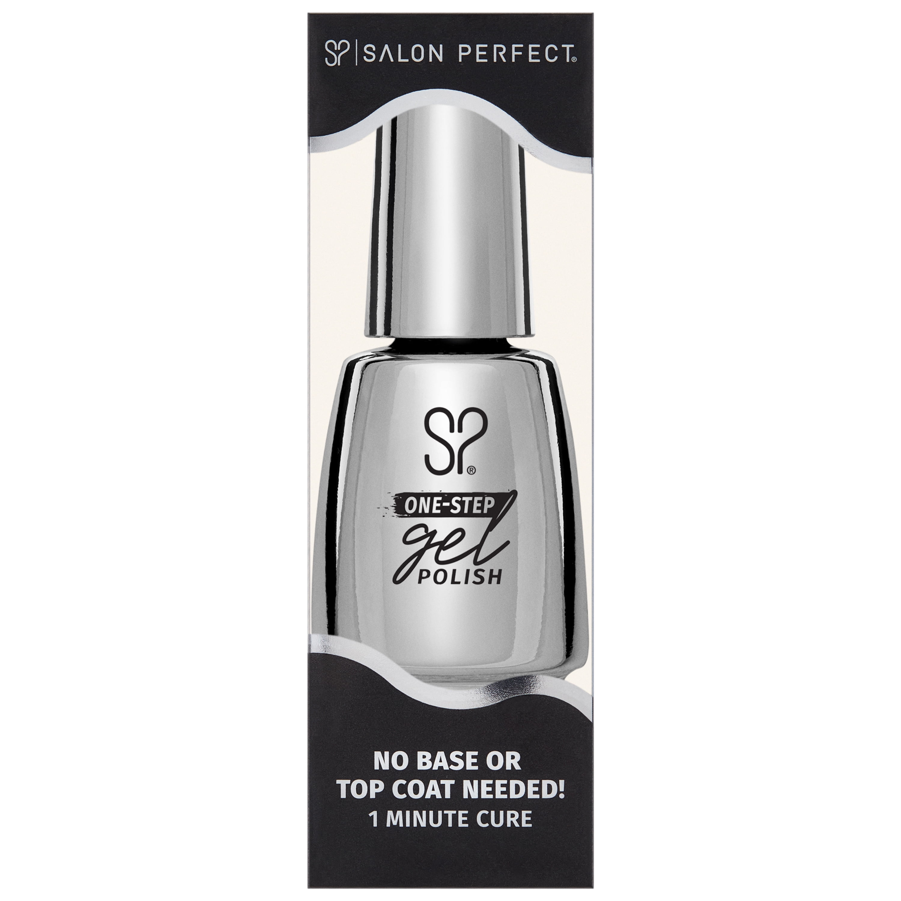 Salon Perfect One Step Gel, Oil Slick, Black Nail Polish, 0.5 fl oz ...