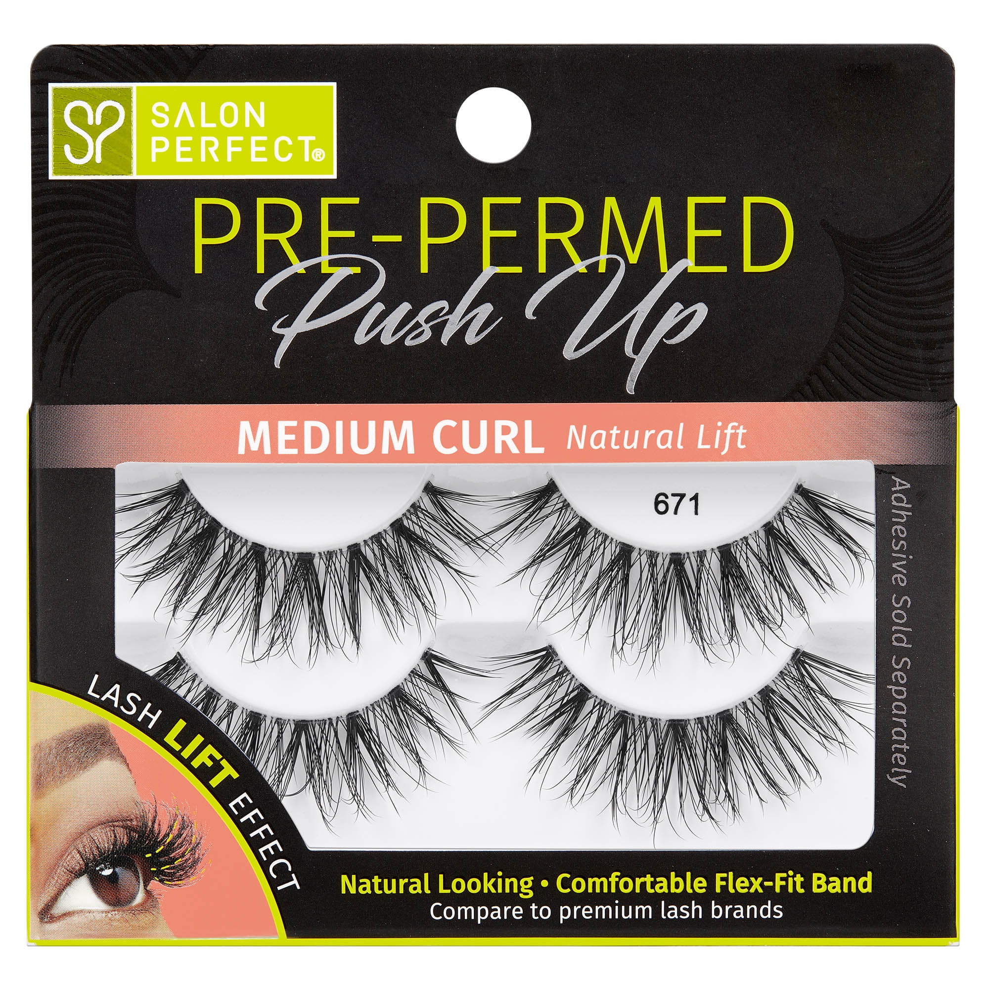 Salon Perfect Pre Permed Lash 671 2 pairs Walmart