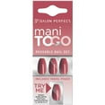 thumbnail image 1 of Salon Perfect Press On Nails, Mani To Go Rose - Short Coffin Shape, Easy Application, Long-Lasting Fake Nails, 30 Nails with Glue & File, Nail Kit, 1-Pack E22, 1 of 1
