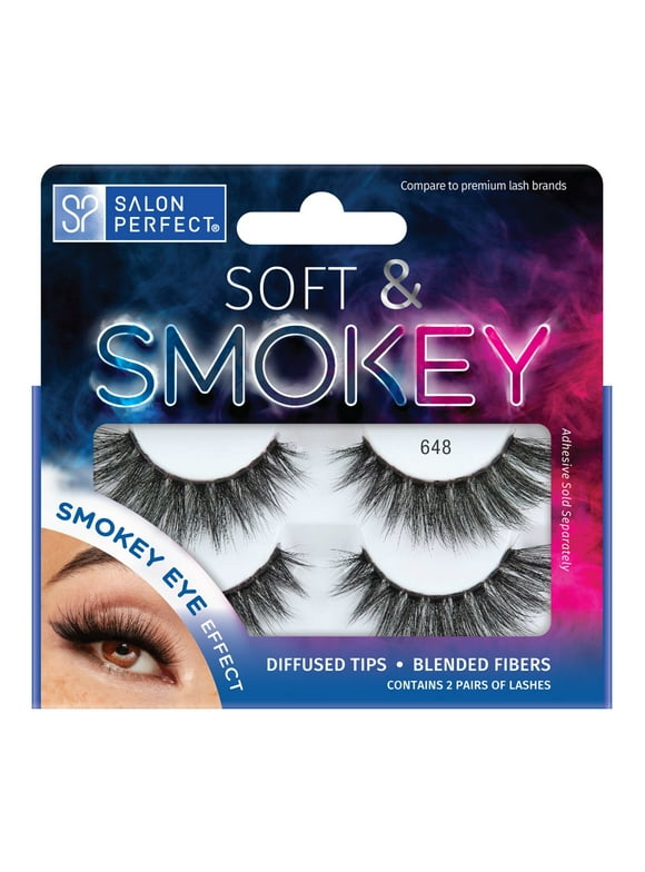 Salon Perfect Soft & Smokey 648 Lash, 2 Pairs