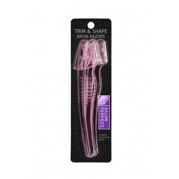 Salon Perfect Trim & Shape Brow Razors, 3 razors