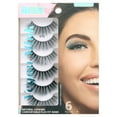 thumbnail image 1 of Salon Perfect Vegan Mink False Eyelashes, Doll Eye Fake Lashes, 678, 6 Pairs, 1 of 6