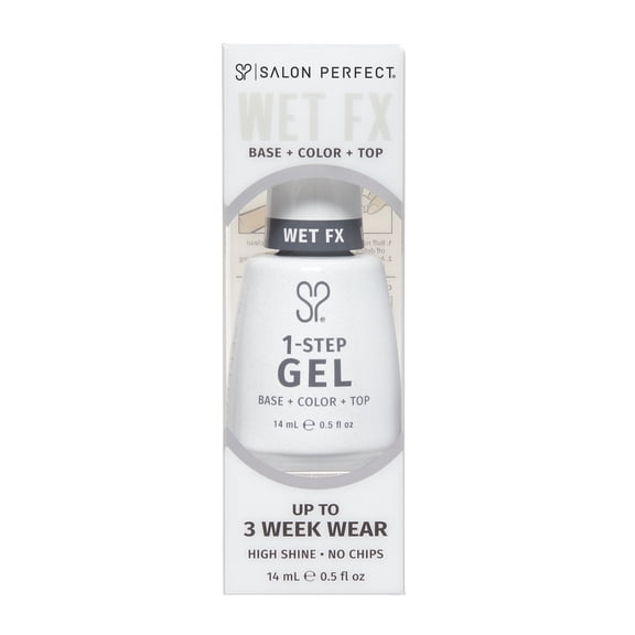 Salon Perfect Wet FX One Step Gel Nail Polish, 0.5 fl oz