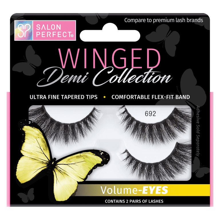 Salon Perfect Winged Lash 692 2 Pairs Walmart