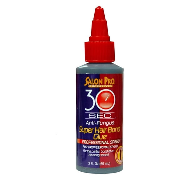 Salon Pro 30 Sec Anti-Fungus Super Hair Bond Glue 2 Oz,Pack of 12