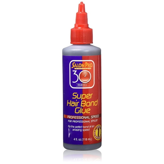 Salon Pro Exclusives 30 Second Anti-Fungus Super Hair Bond Glue, 4 oz
