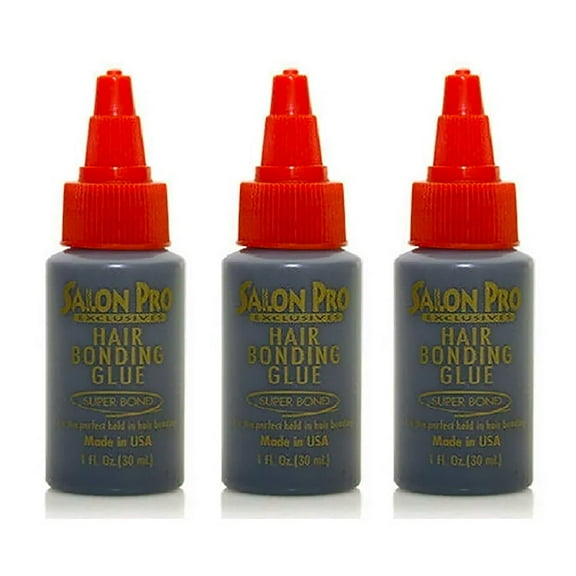 Salon Pro Anti-Fungus Hair Bonding Glue Black Super Bond 1 oz
