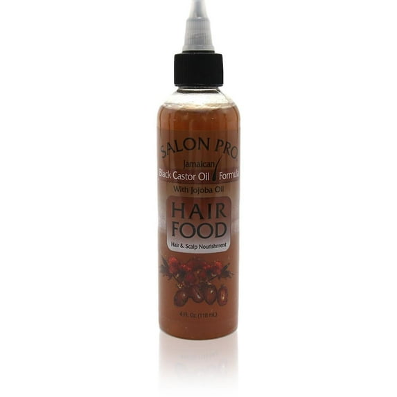 Salon Pro Black Castor Oil Formula with Jojoba Oil Hair Food, 4 Oz, Pack of 6