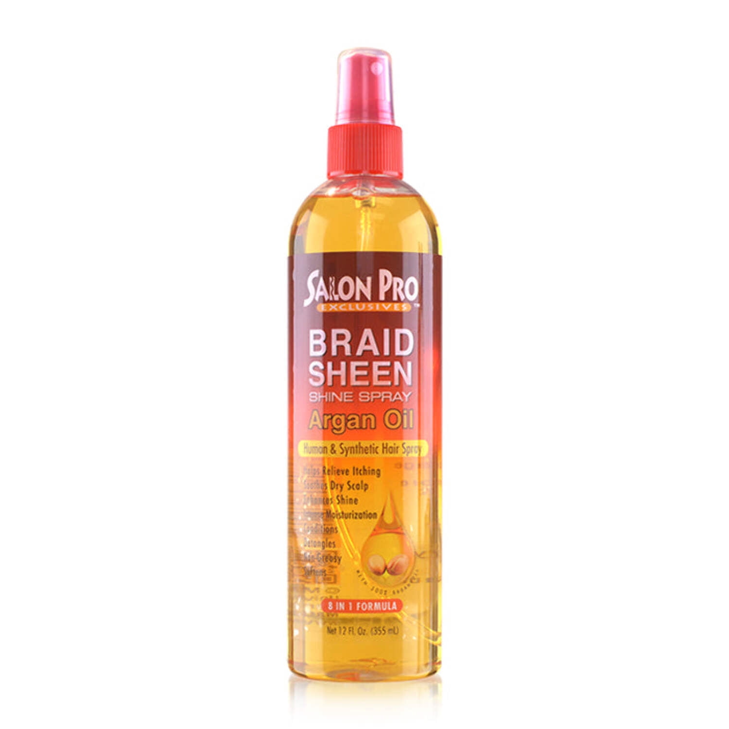 SALON PRO Argan Oil Braid Sheen Spray (12oz) SALON PRO Argan Oil Braid Sheen Spray (12oz)