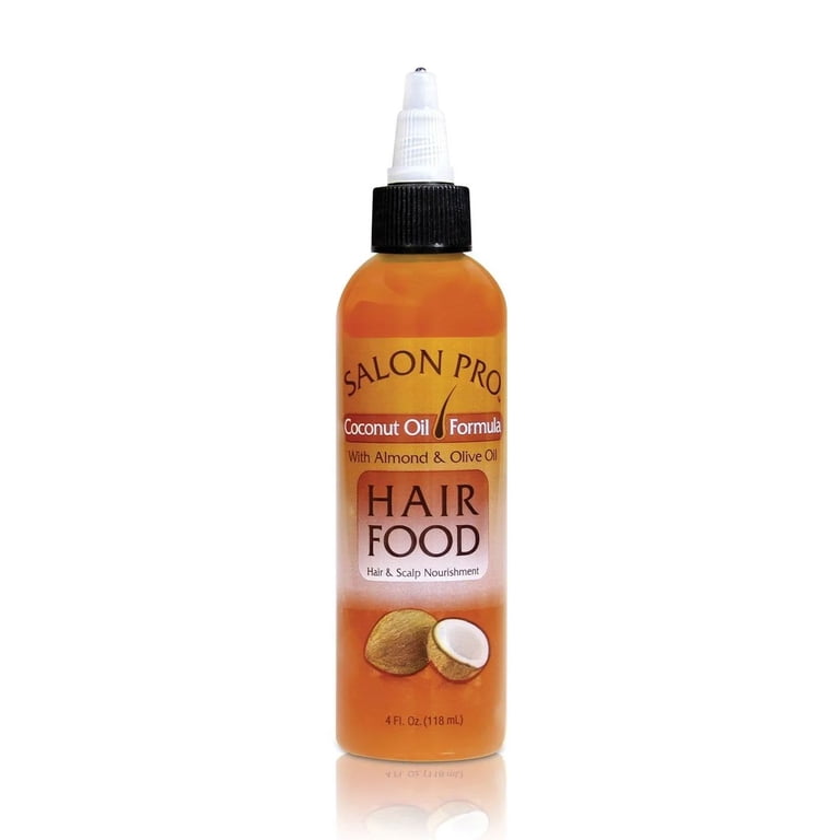 Salon Pro Hair Food - Coconut Oil with Almond & Olive Oil 4 fl oz