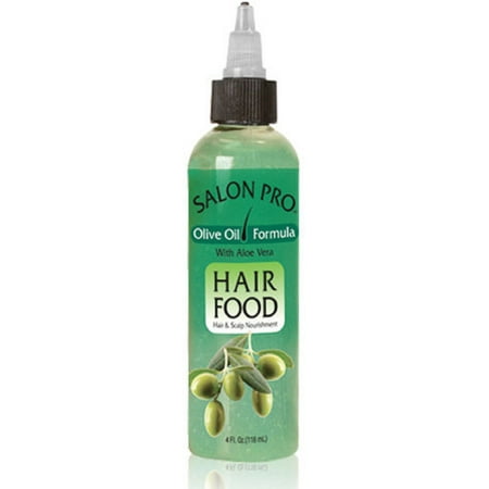 Salon Pro Hair Food, Olive Oil Formula With Aloa Vera 4 oz - (Pack of 2)