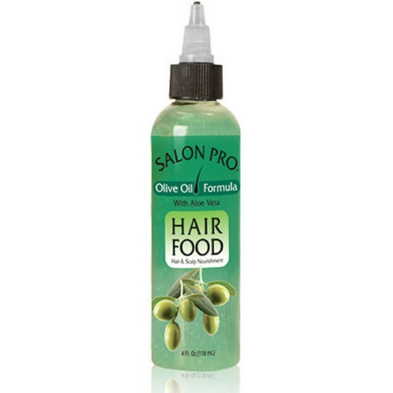 Salon Pro Hair Food, Olive Oil Formula With Aloa Vera 4 oz - (Pack of 6)