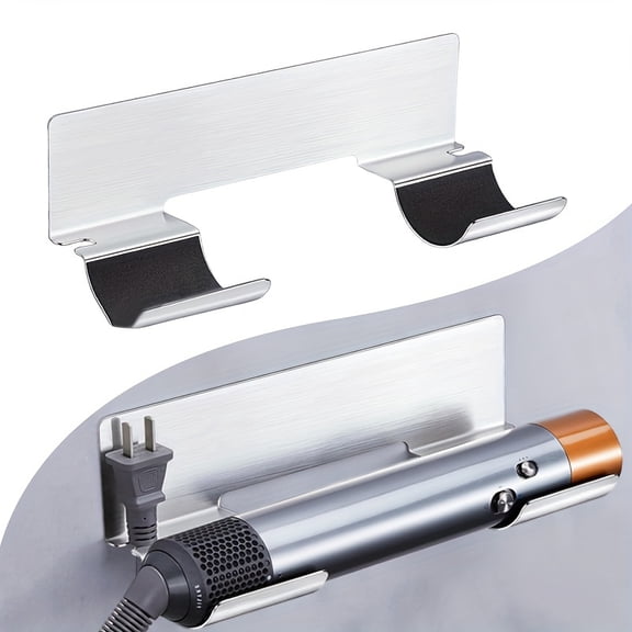 Salon-Quality Metal Hair Styling Tool Organizer - Heat Resistant, Wall-Mounted Holder for Dryers, Curling Irons & Straighteners, Storage Shelf, Accessories