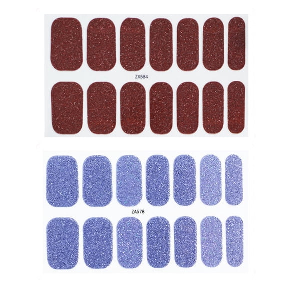 Salon-Quality Nail Wraps, Tailor Fit Manicures With Easy Application For Women And Girls, Clear Gloss Finish And Solid Color Design, Cost & Time Saving Salon Experience At Home