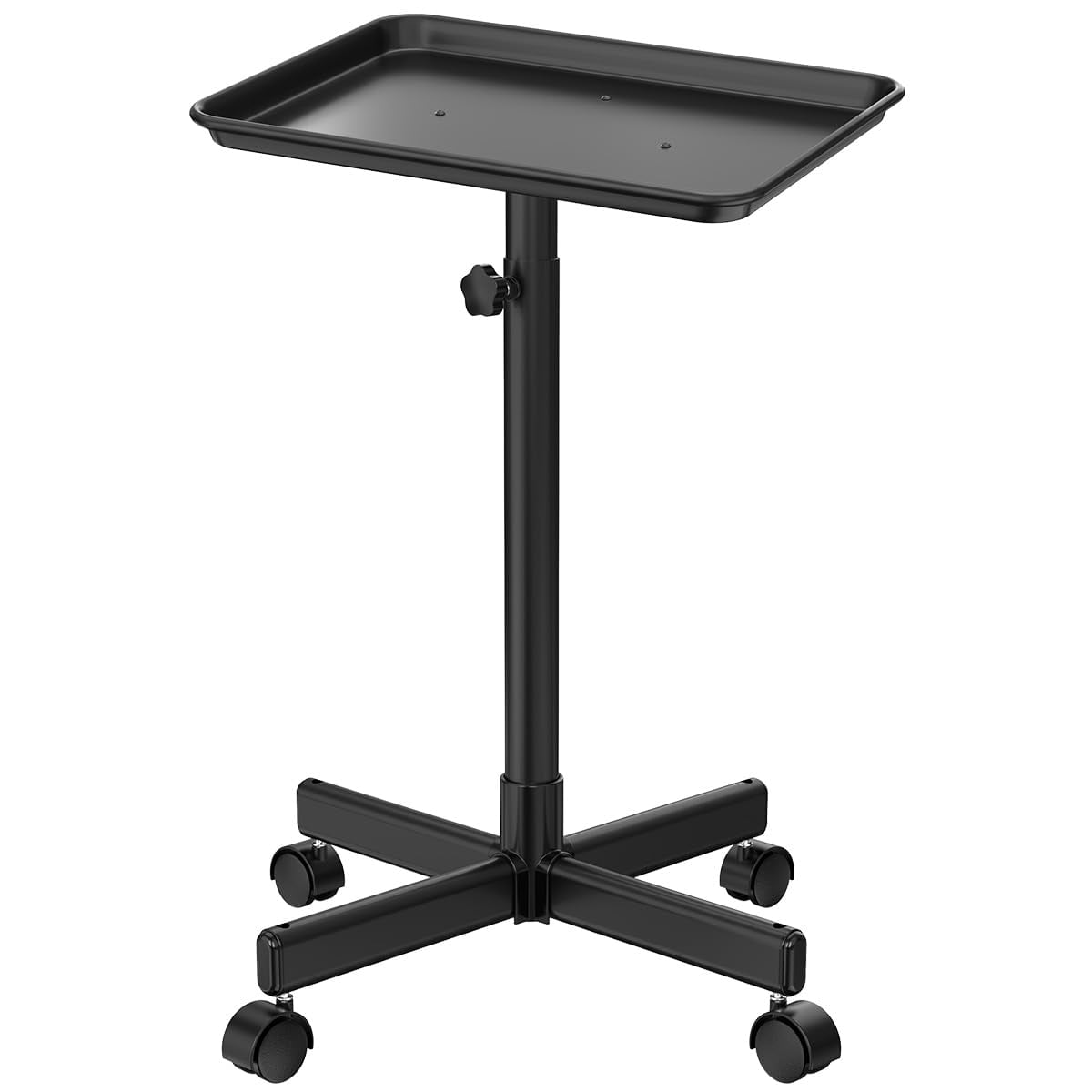 Aluminum Instrument Tattoo Tray- Adjustable Salon Service Rolling Tray Hairstylist For Dental