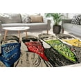 thumbnail image 1 of Salon Rug, Home Decor Rug, Graffiti Street Rug, Banksy Rug, Custom Rug, Painting Rugs, Step Rug, Banksy Bandanas Rug, Luxury Rug, Floor Rug, 2.6'x9.2' - 80x280 cm, 1 of 8