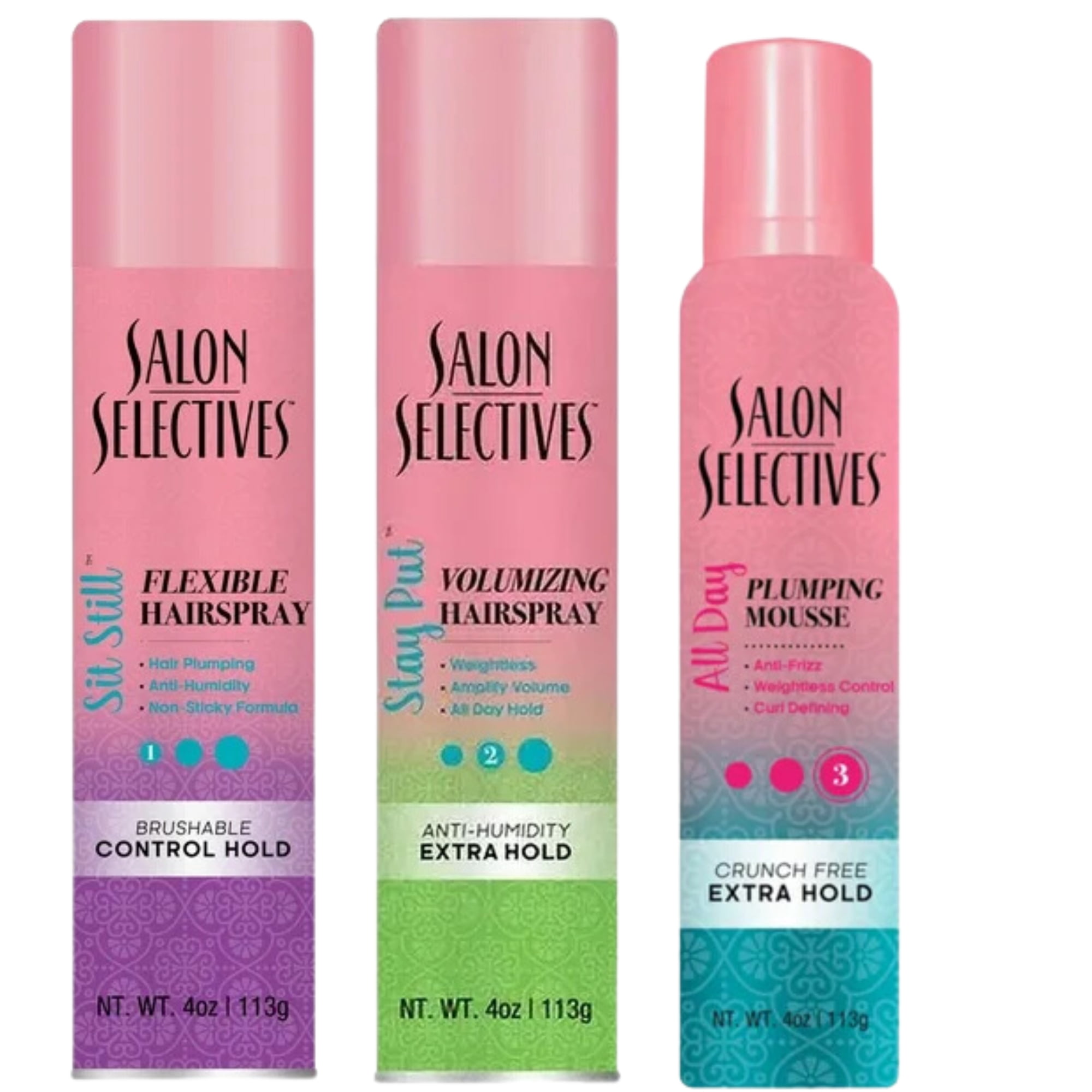 Salon Selectives Hair Products Deal | Flexible Hairspray + Volumizing