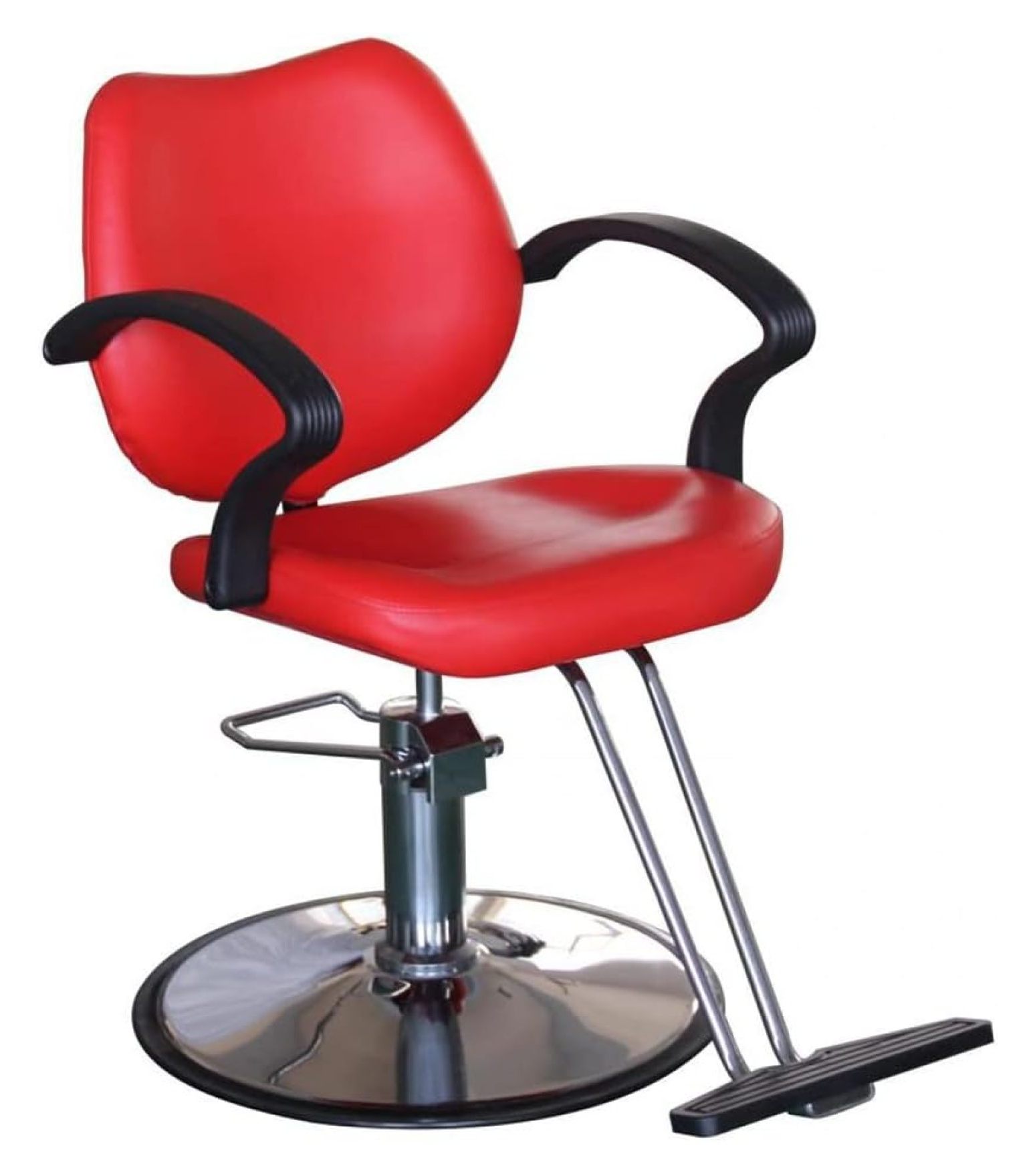 Salon Spa Chair Classic Hydraulic Styling Chair Hydraulic Red
