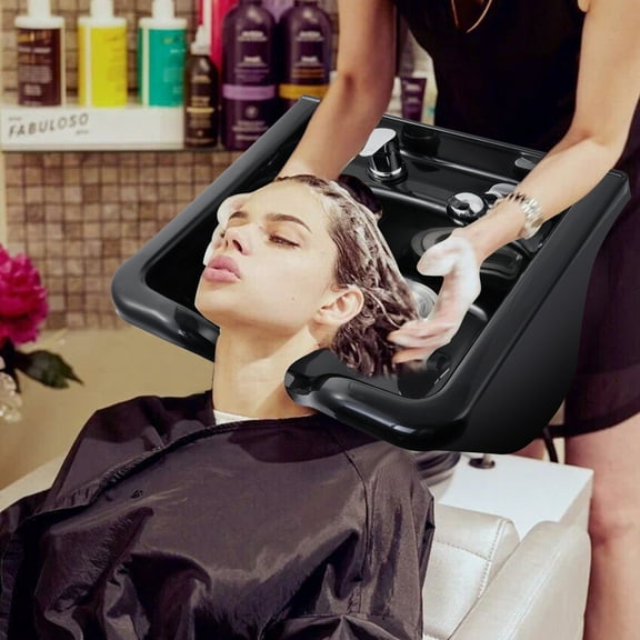 Salon Spa Shampoo Basin, Durable ABS Design with Backwash Function for Stylists and Beauty Clinics