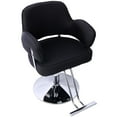 thumbnail image 1 of Salon Styling Chair for Hair Stylist Wide Seat, Hydraulic Barber Chair with Stainless Steel Footrest, Pink Hair Salon Chair Heavy Duty, Beauty Spa Cosmetology Shampoo Hairdressing Eq,black, 1 of 13