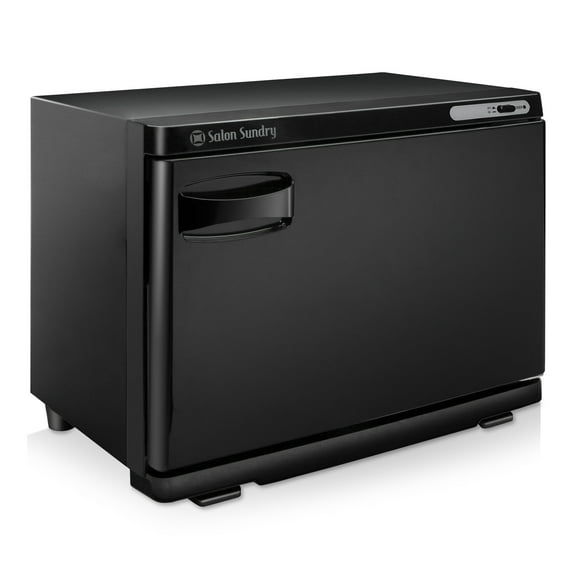 Salon Sundry Professional High Capacity Hot Towel Warmer Cabinet - Facial Spa and Salon Equipment - Black