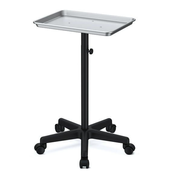 Salon Trolley Aluminum Tattoo Tray With Wheels Storage Utility Cart for Clinic Spa Rolling Tray