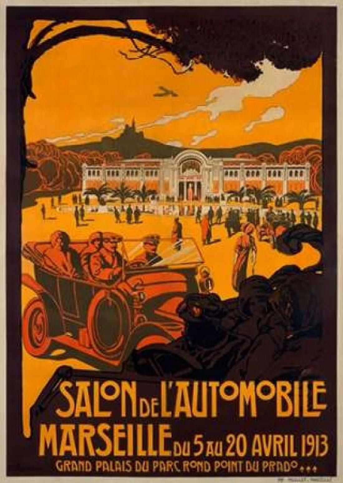 Salon de l‚ÄôAutomobileMarseille Canvas Art - David Dellepiane (20 x 28)