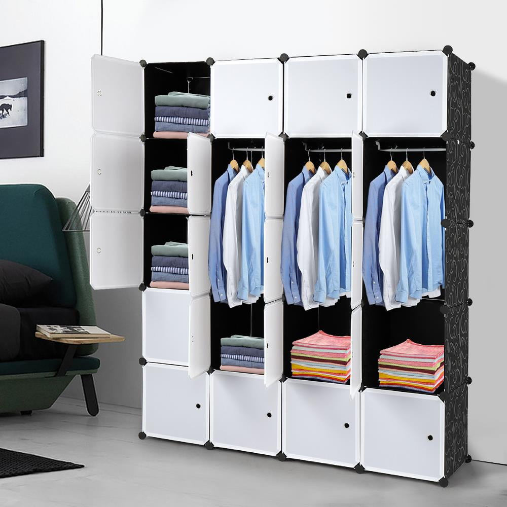 30 Cube Modular Closet Organizer Cabinet, Cubby Shelving Storage