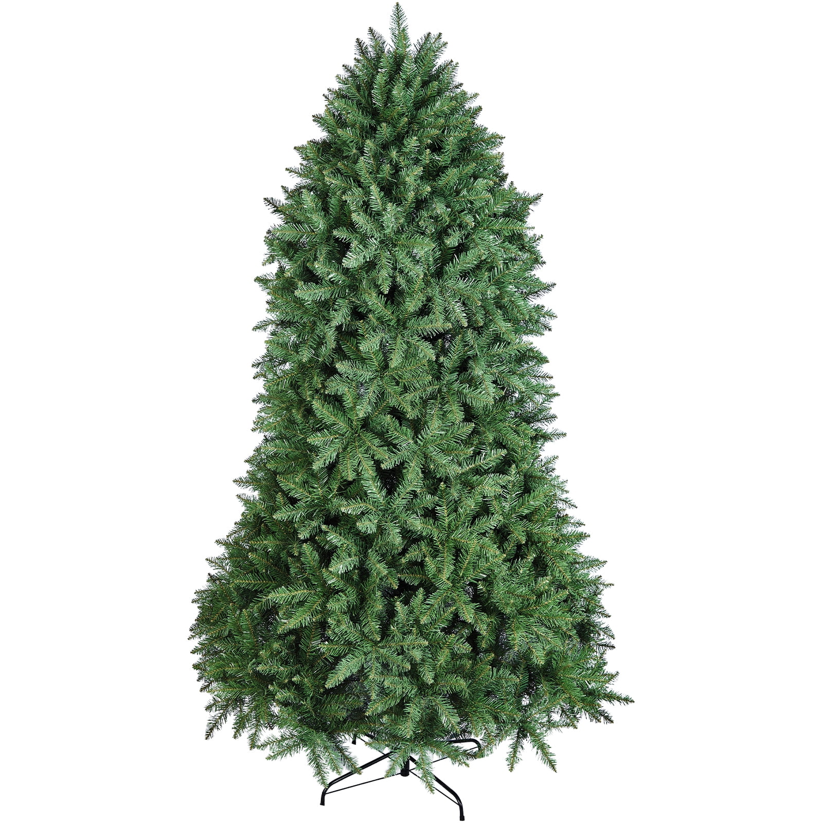 SalonMore 7.5FT Artificial Christmas Tree, Full Bell Shaped Green Xmas ...