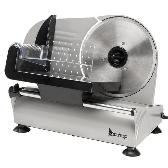 SalonMore Commercial 150W Electric Meat Slicer with 7.5" Stainless Steel Blade