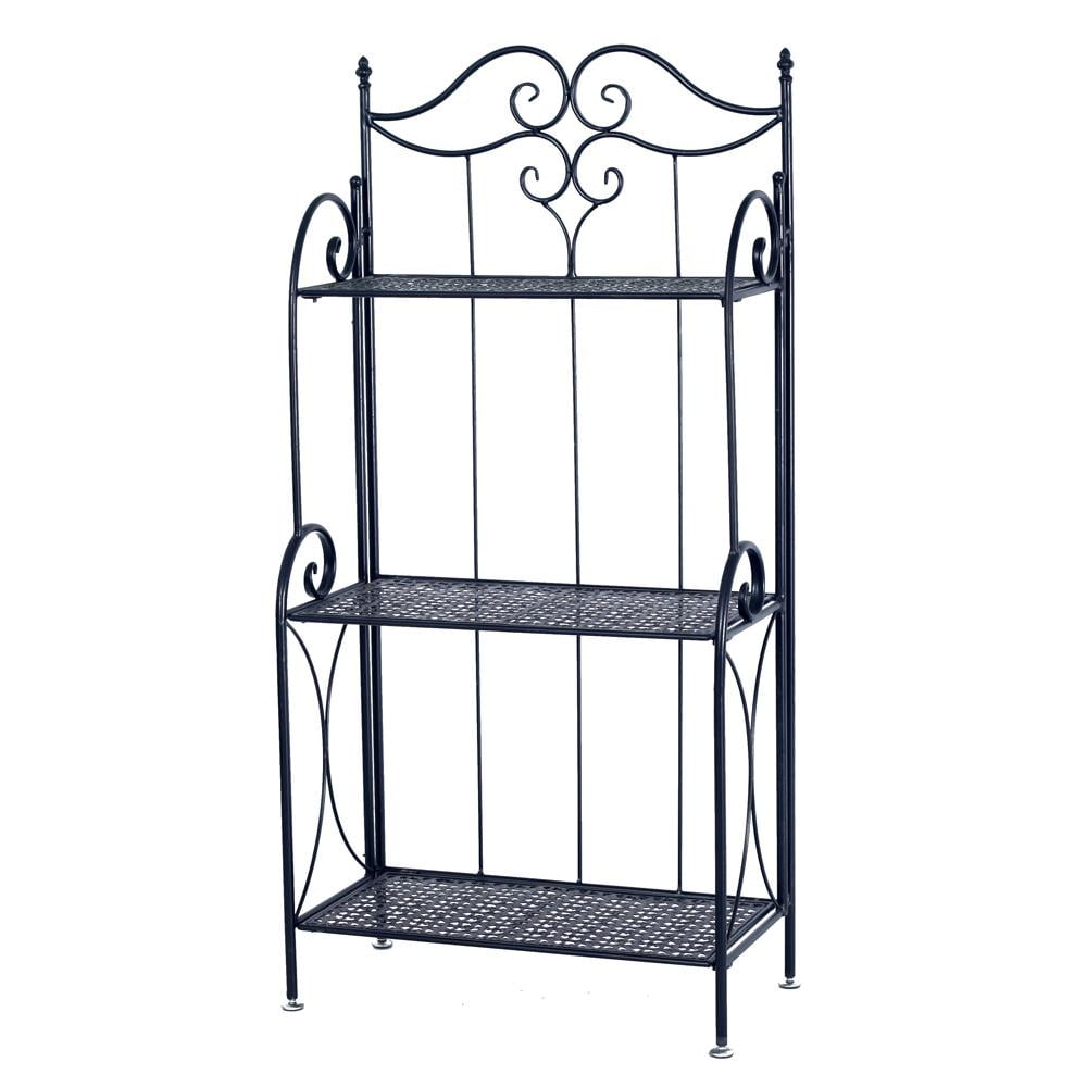 SalonMore Metal Foldable 3-Tier Plant Display Stand Rack Walmart