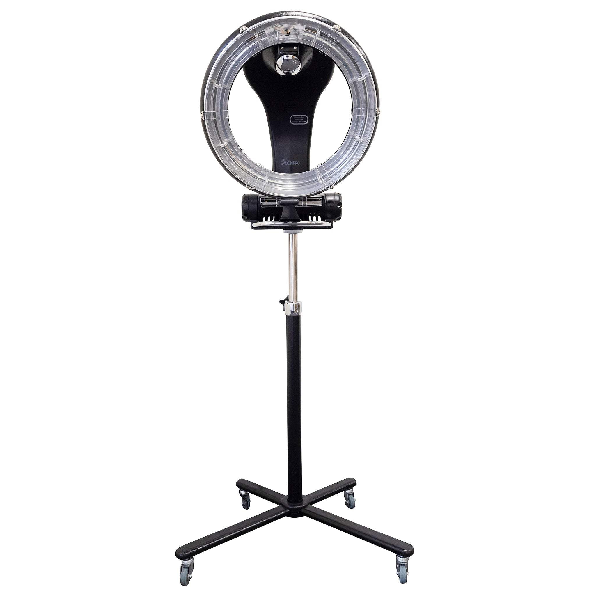 SalonPro Orbiting Halo Infrared Hair Dryer  Color Processor - Rolling Base, Black