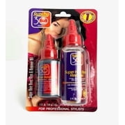 SalonPro Super Hair Bond Glue and Remover Combo in 1 oz and 2 oz Blister for Wig Liquid Adhesives
