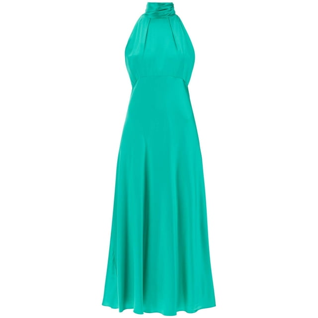 Saloni 'michelle' Satin Dress Women - Walmart.com