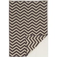 thumbnail image 1 of Salonika Reversible Chevron Rug Purple 5x8 Woven in Greece Flat Weave Design, 1 of 3