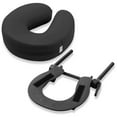 thumbnail image 1 of Saloniture Adjustable Massage Table Face Cradle and Pillow 3" Foam - Black, 1 of 7