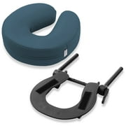 Saloniture Adjustable Massage Table Face Cradle and Pillow 3" Foam - Blue