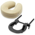 thumbnail image 1 of Saloniture Adjustable Massage Table Face Cradle and Pillow 3" Foam - Cream, 1 of 7