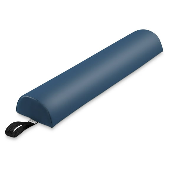 Saloniture Half Round Massage Table Bolster Pillow Pad - 26 x 6 x 3 Inch - Blue