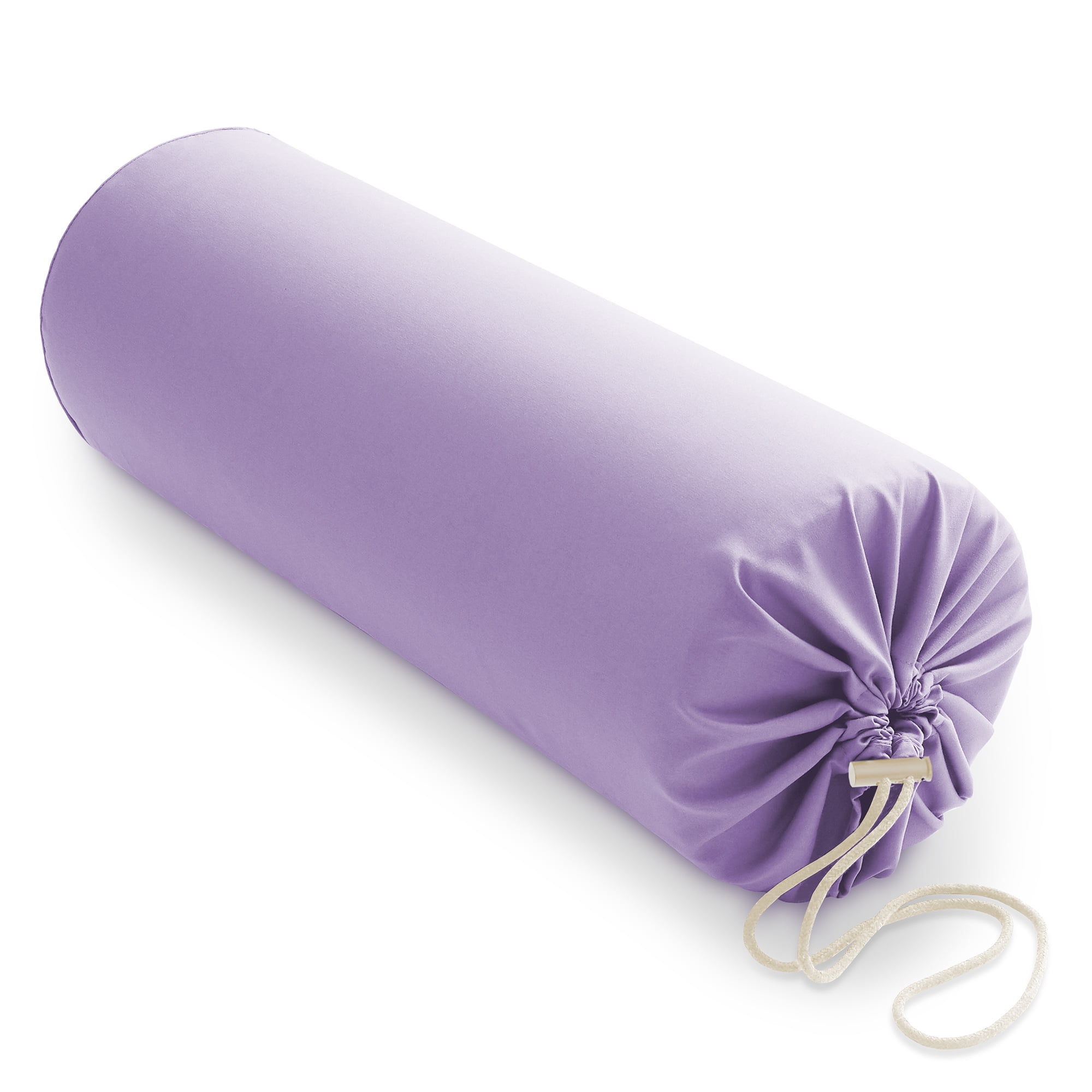Saloniture Microfiber Cylinder Pillow Case Cover for Massage Table