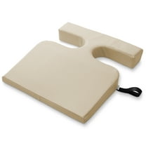 Saloniture Women's Comfort Cushion - Massage Table Wedge Bolster Pillow, Cream