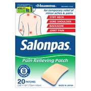 Salonpas Pain Relieving Patch, 20 Count (Pack of 1)